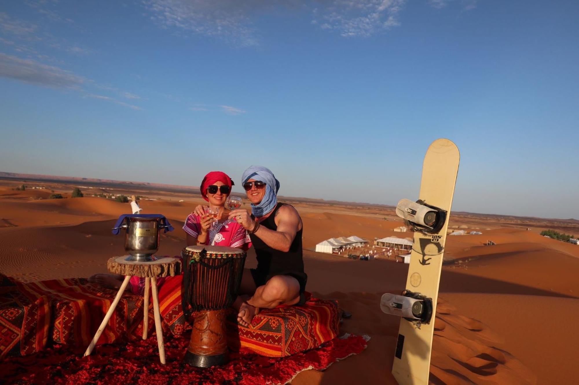 Luxury Berber Style Hotel เมอร์ซูกา ภายนอก รูปภาพ