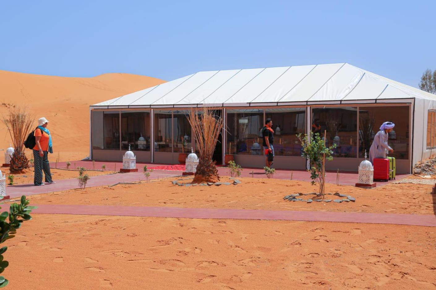 Luxury Berber Style Hotel เมอร์ซูกา ภายนอก รูปภาพ